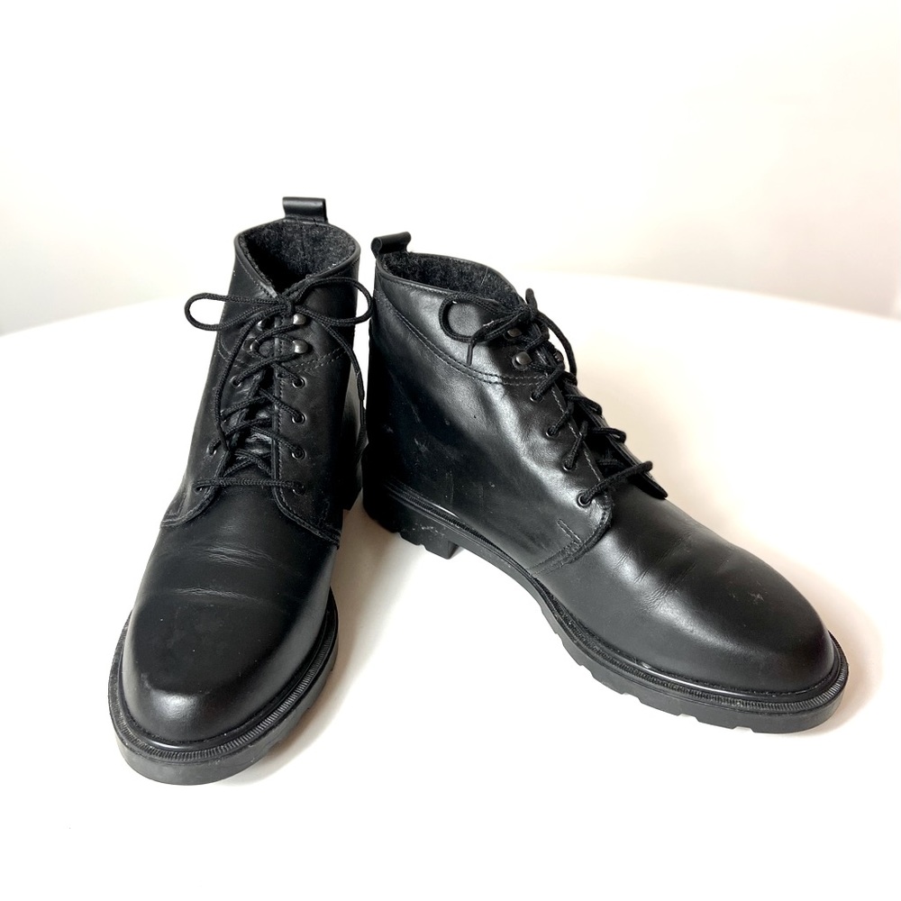 Vintage warm leather boots